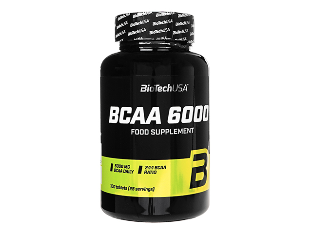 BCAA6000・100錠(BioTechUSA) 1本